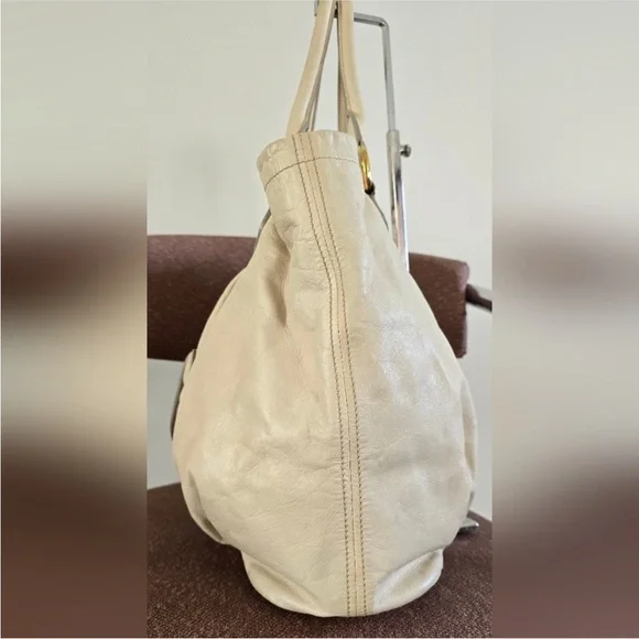 Authenticmiu miu Tan Tote Bag